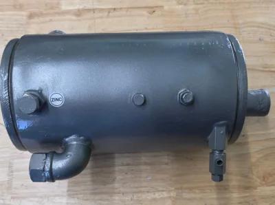 Yanmar 6LY2(A)-STP engine Oil cooler is a “Take Off” oil cooler for all 6LY2 series engine, also can be used for 6LYA series. This oil cooler was pressure tested, cleaned and service, ready to be used as exchange part. view 4