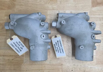 Yanmar 4BY series Mixing elbow. This engine is no longer available or no more in production by Yanmar but still a lot of then around, this Mixing elbow is brand-new never used, perfect replacement.